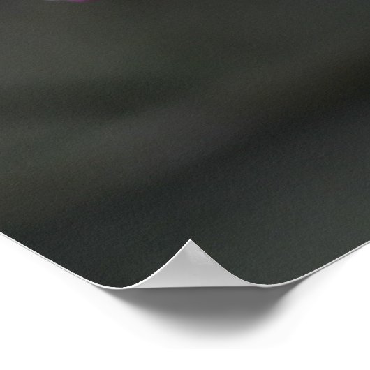 紫の蘭 ポスター (角)