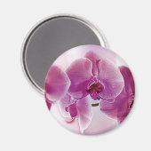 紫の蘭 マグネット (正面/裏面)