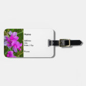 紫の蘭 ラゲッジタグ (正面横)