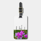 紫の蘭 ラゲッジタグ (正面縦)