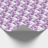 紫の蘭 ラッピングペーパー (角)