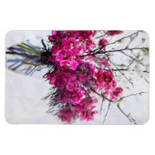 紫の虎の蘭まだ生きている マグネット (横)