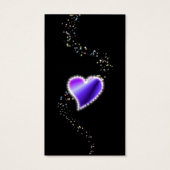 紫の虹のハート(星を黒に設定) (裏面)