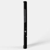 紫の虹のハート（星を黒に設定） SAMSUNG GALAXYケース (右側面)