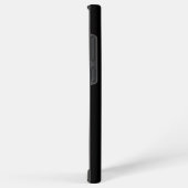 紫の虹のハート（星を黒に設定） SAMSUNG GALAXYケース (右側面)