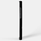 紫の虹のハート（星を黒に設定） SAMSUNG GALAXYケース (右側面)