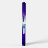 紫の虹の上の蝶 Case-Mate iPhoneケース (裏面 / 右)