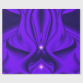 紫の虹の夢、2つ星 ラッピングペーパー (フラット)