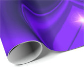 紫の虹の夢、2つ星 ラッピングペーパー (ロールコーナー)