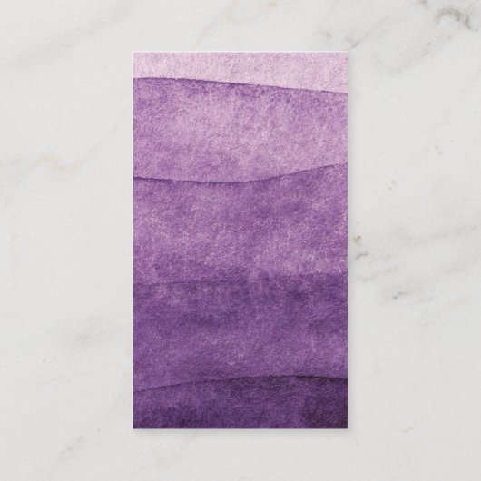 紫の虹の赤ちゃんベビーのための本 エンクロージャーカード (裏面)