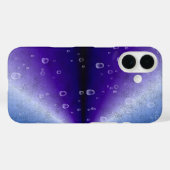 紫の虹の雨滴 Case-Mate iPhoneケース (裏面 (横))