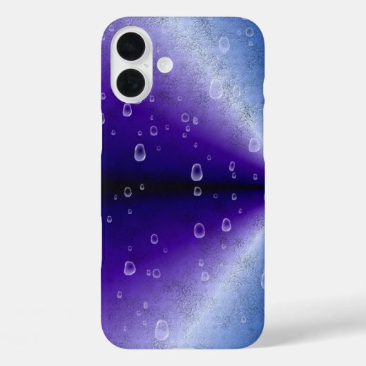 紫の虹の雨滴 Case-Mate iPhoneケース (裏面)