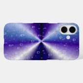 紫の虹の雨滴 Case-Mate iPhoneケース (裏面 (横))