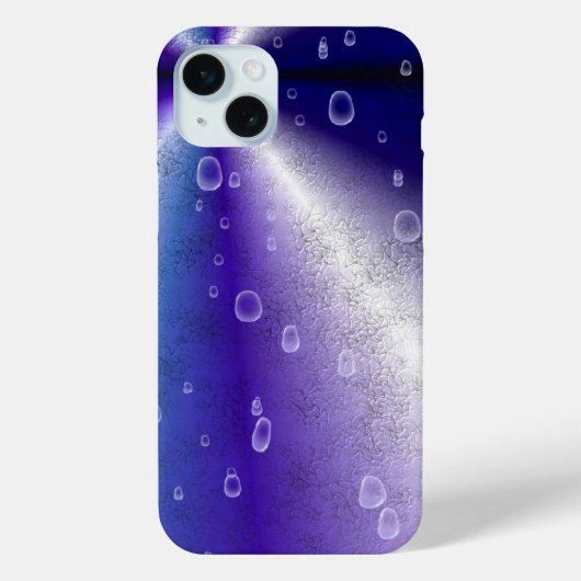紫の虹の雨滴 Case-Mate iPhoneケース (裏面)