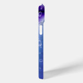 紫の虹の雨滴 Case-Mate iPhoneケース (裏面 / 右)