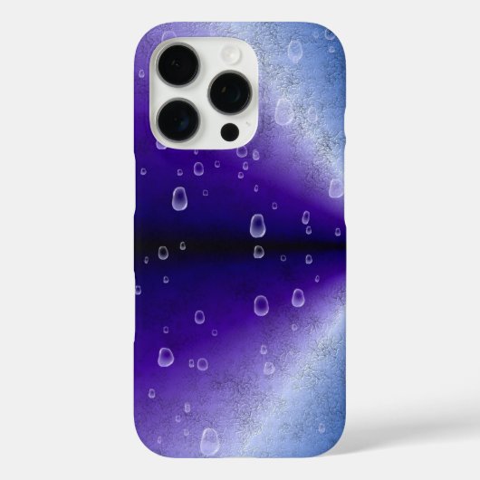 紫の虹の雨滴 Case-Mate iPhoneケース (裏面)