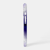 紫の虹の雨滴 iPhone 16ケース (左側面)