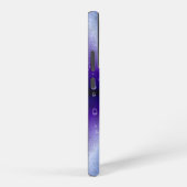 紫の虹の雨滴 SAMSUNG GALAXYケース (右側面)