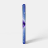 紫の虹の雨滴 SAMSUNG GALAXYケース (左側面)
