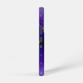 紫の虹の雨滴 SAMSUNG GALAXYケース (右側面)