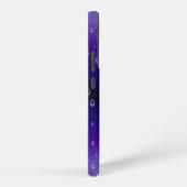 紫の虹の雨滴 SAMSUNG GALAXYケース (右側面)