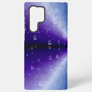 紫の虹の雨滴 SAMSUNG GALAXY S22 ULTRAケース