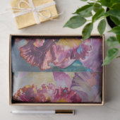 紫の虹彩の切り離し 薄葉紙 (ギフト)