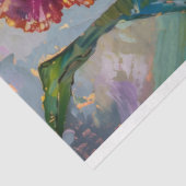 紫の虹彩の切り離し 薄葉紙 (詳細)