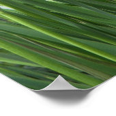 紫の虹彩写真 ポスター (角)