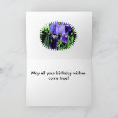 紫の虹彩 カード (内部)