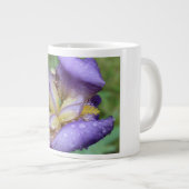 紫の虹彩(Iris Germanica) ジャンボコーヒーマグカップ (正面右)