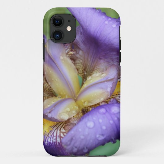 紫の虹彩(Iris Germanica) Case-Mate iPhoneケース (裏面)