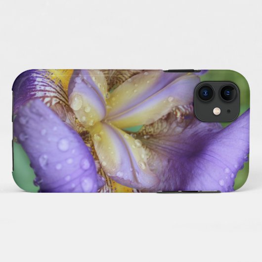 紫の虹彩(Iris Germanica) Case-Mate iPhoneケース (裏面(横))