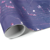 紫の虹色の音符 ラッピングペーパー (ロールコーナー)