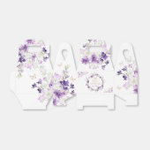 紫の蝶が舞ってくれてありがとう フェイバーボックス (折り畳みなし)