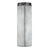 紫の蝶のフローラ パーソナライズされた タンブラー (裏面)