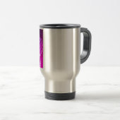 紫の蝶コーヒー トラベルマグ (正面右)