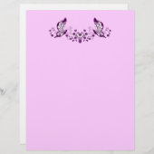 紫の蝶 (正面/裏面)