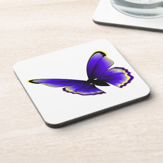 紫の蝶 コースター (左側)