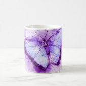 紫の蝶 コーヒーマグカップ (中央)