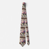 紫の蝶 ネクタイ (正面)