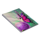 紫の蝶 ノートブック (右側)
