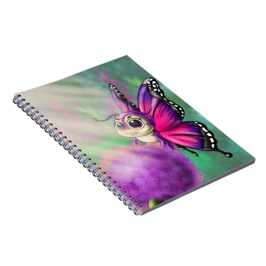 紫の蝶 ノートブック (右側)