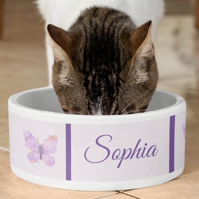 紫の蝶 ボウル (クリエイターアップロード済み)