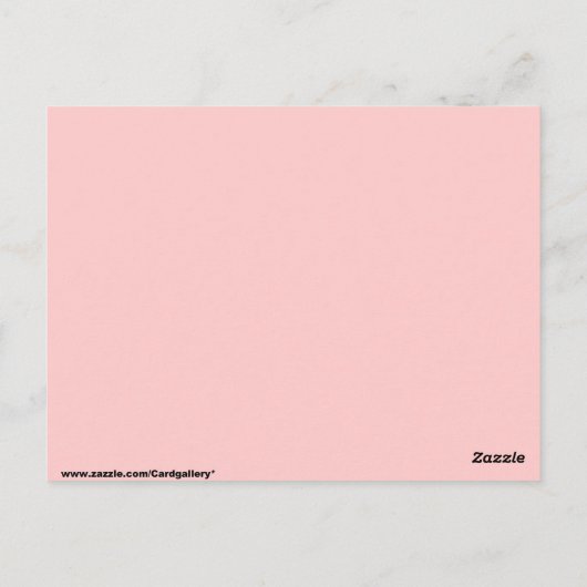 紫の蝶 ポストカード (裏面)