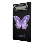 紫の蝶 ミニクリップボード (アングル2)
