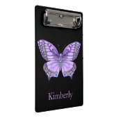 紫の蝶 ミニクリップボード (アングル)