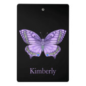 紫の蝶 ミニクリップボード (裏面)