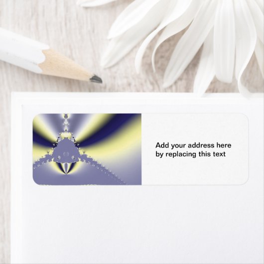 紫の蝶 ラベル (インサイチュ)