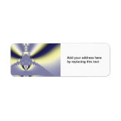 紫の蝶 ラベル (正面)